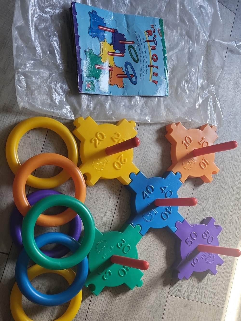 Ringtastic Kids Ring Toss Set - Multicolor Target Rings